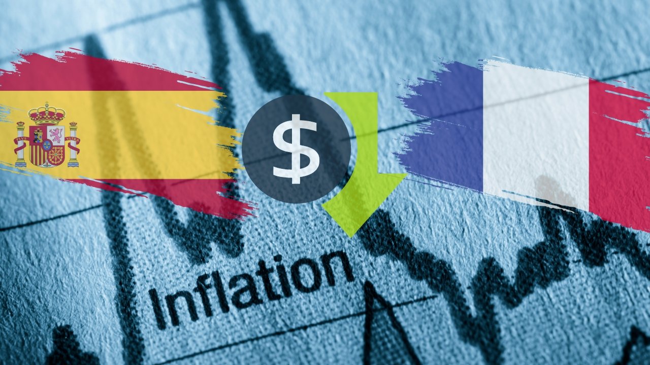 Se modera la inflación en España y Francia