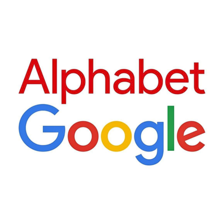 Logo de Alphabet Google, empresa líder en Tecnología IA