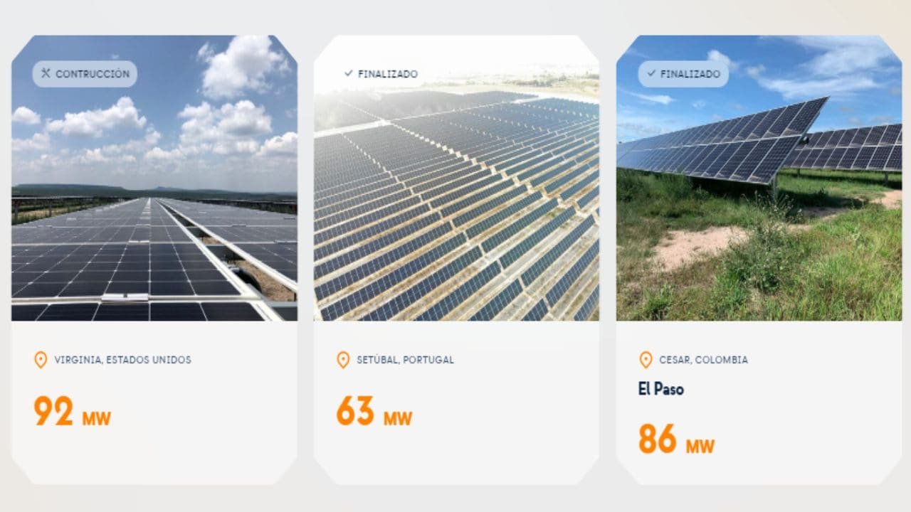 Imagen de proyectos del soltec en su página de portada