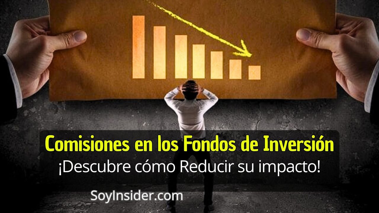 Cómo se Aplican las Comisiones en los Fondos de Inversión estrategias para minimizar costes. en la imagen un hombre con las manos en la cabeza, preocupado y viendo un grafico negativo sobre comisiones de fondos de inversión