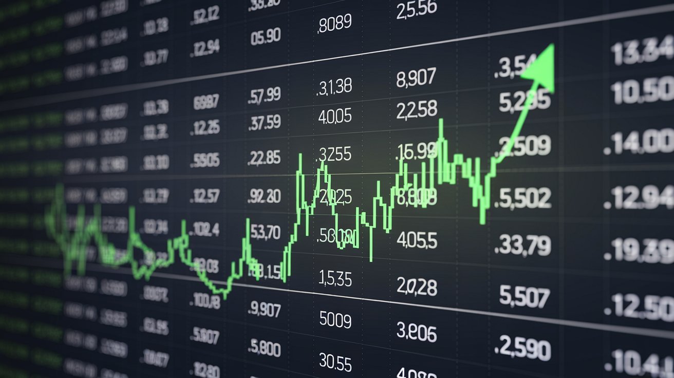 Ibex 35 abre la semana en verde. Gráfico de crecimiento impulsado por los resultados positivos del sector bancario