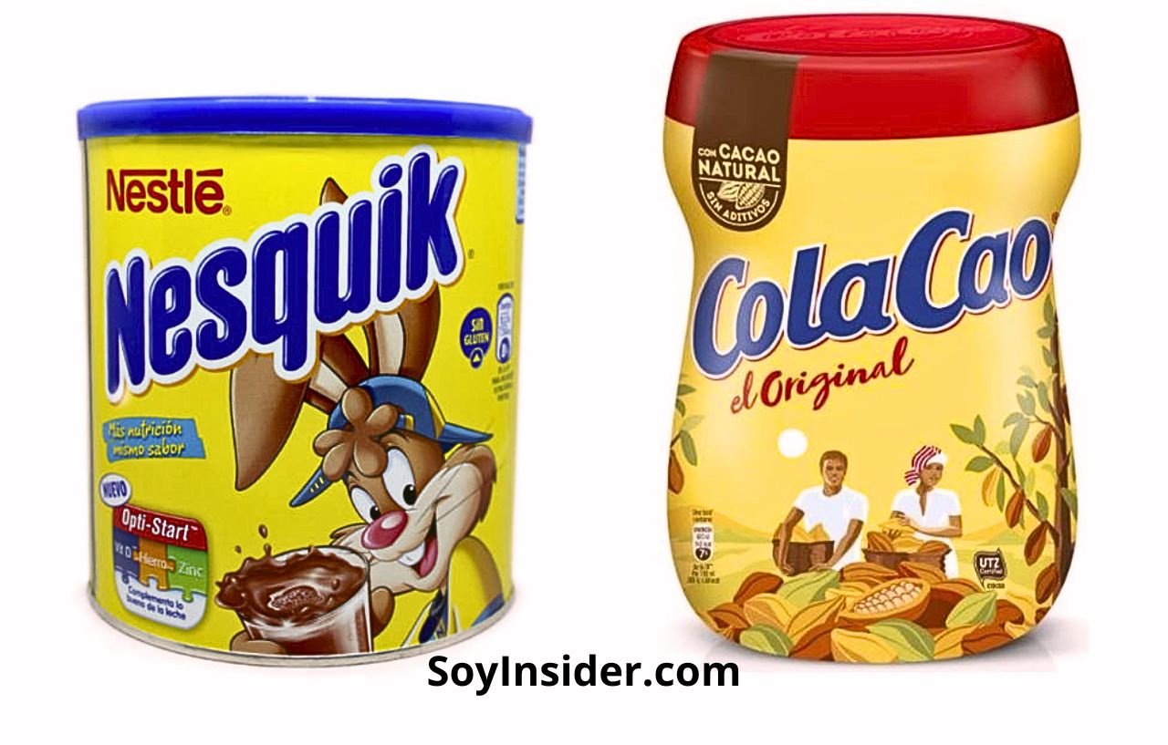 ColaCao o Nesquik en España se posicionan como las dos marcas de cacao favorita de los nativos.