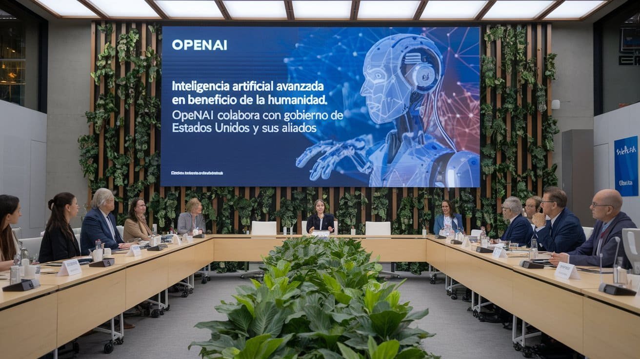 Simulación de una reunión de la compañía OpenAI con inversores para la ronda de financiación de 6.600 millones de dólares