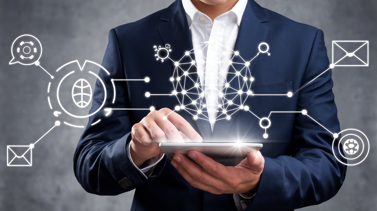 Telefónica invierte en Perplexity. Un motor de búsqueda impulsado por inteligencia artificial. En la imagen se muestra un usuario de internet manejando un dispositivo con acceso a internet