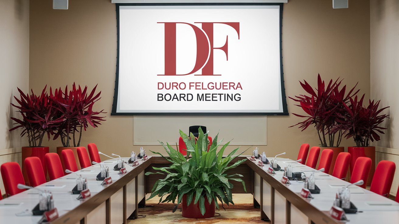 Duro Felguera reformula sus cuentas. En la imagen se ve la recreación de una sala de reuniones en las que se tomarán las próximas decisiones de la compañía