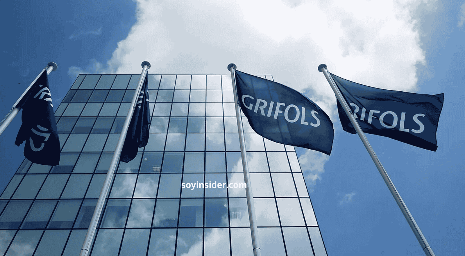 Oferta de adquisición de Brookfield por Grifols evaluada en 10,5 euros por acción, mostrando caída en la cotización bursátil.