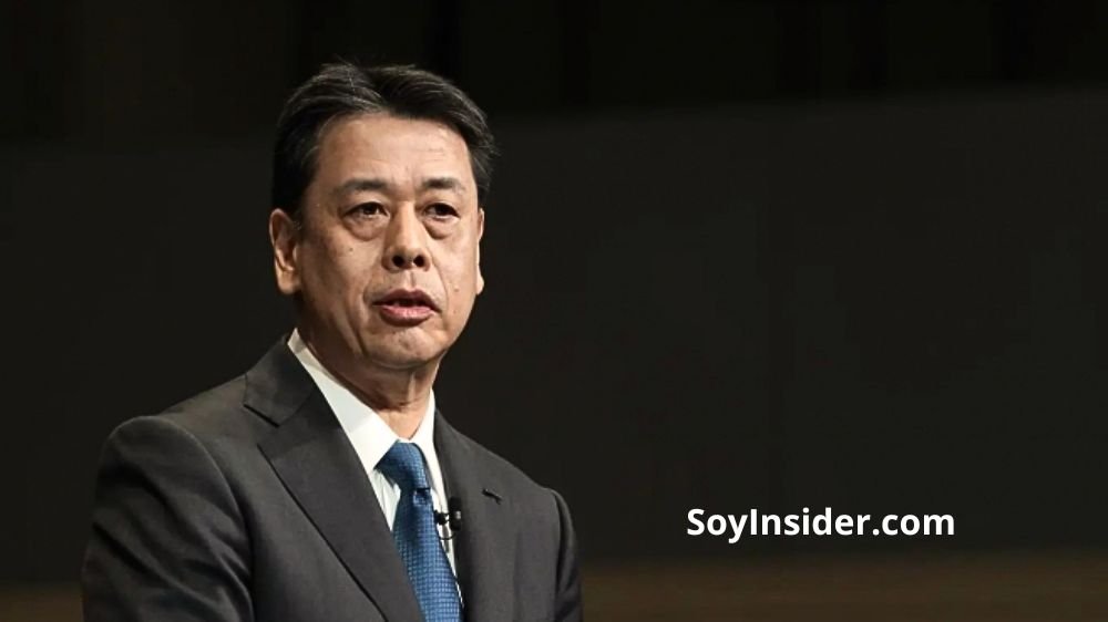 Makoto Uchida en reunión de Nissan Motor