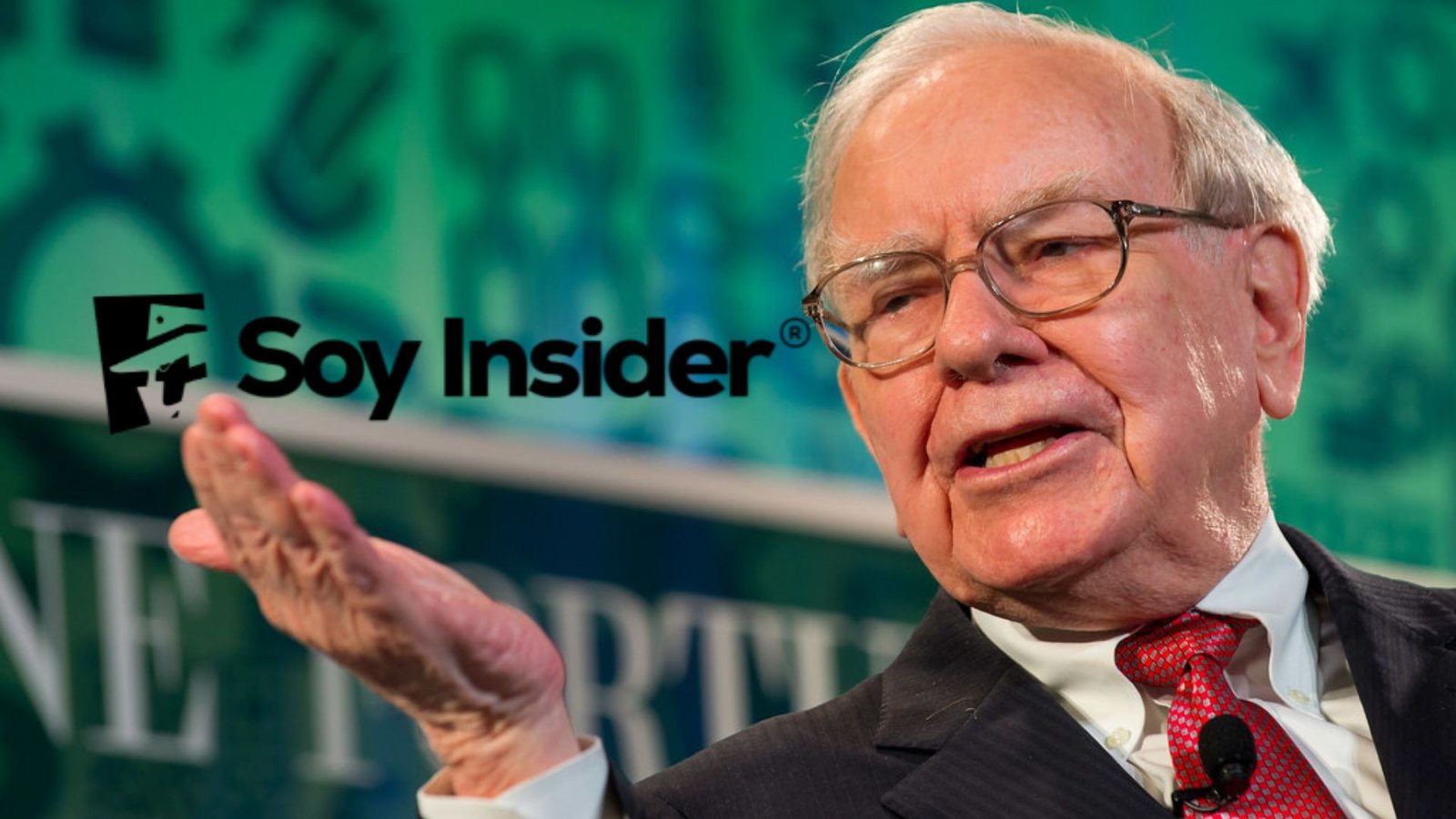 Imagen de Warren Buffet, noticia reciente por su compra de acciones de cuatro empresas