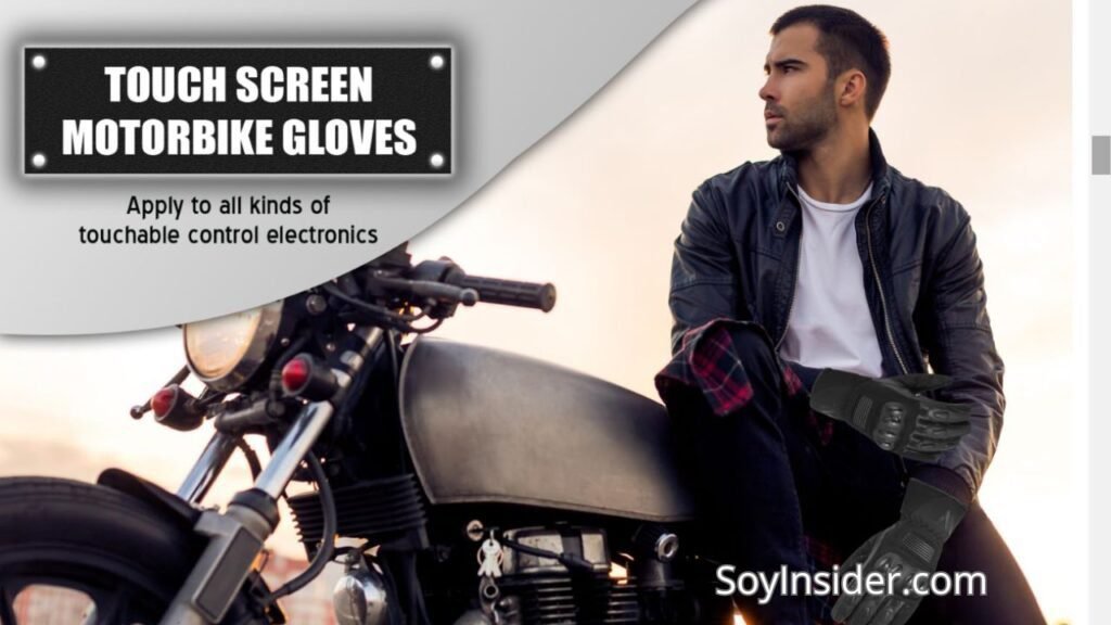 Beneficios de los Guantes de Moto para el Invierno para hombre y mujer, en la imagen un hombre sentadtado en su moto mirantdo al horizonte