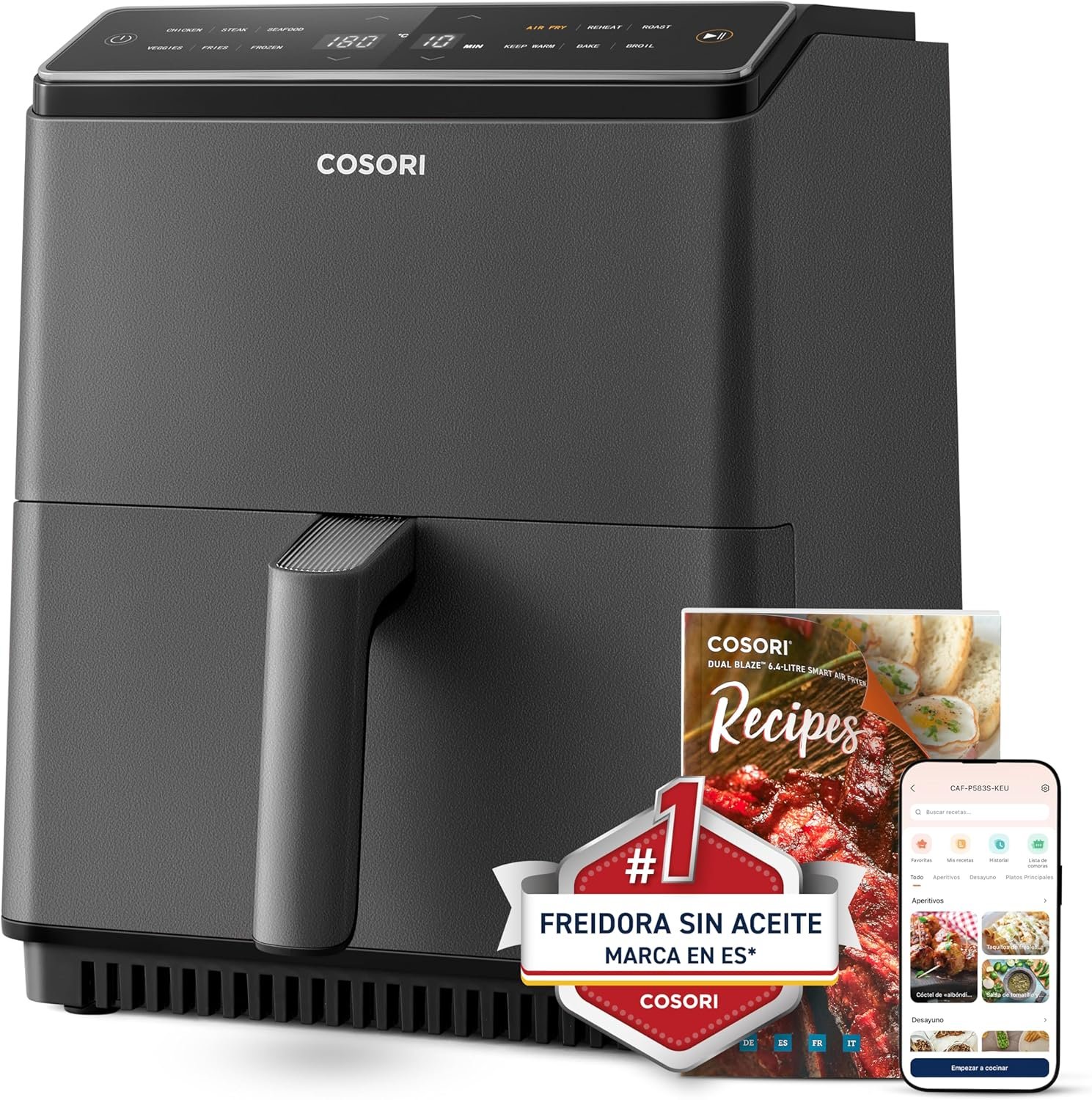 Imagen sobre Opiniones Freidora Cosori Air Fryer (5.5/6.4 Litros)
