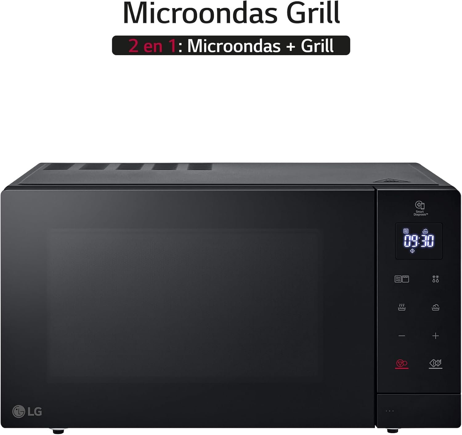 Opiniones LG MH7032JAS Microondas con Grill y Display Led, 30L