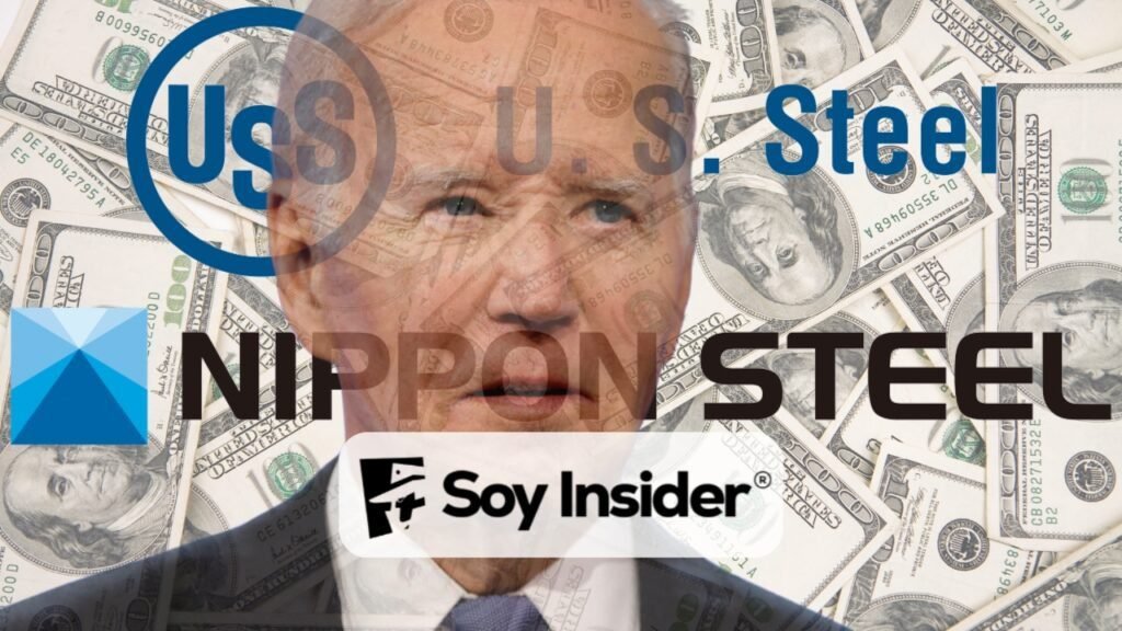 Biden bloquea la venta de United States Steel a Nippon Steel por 12.950 millones de euros, reforzando su estrategia proteccionista.