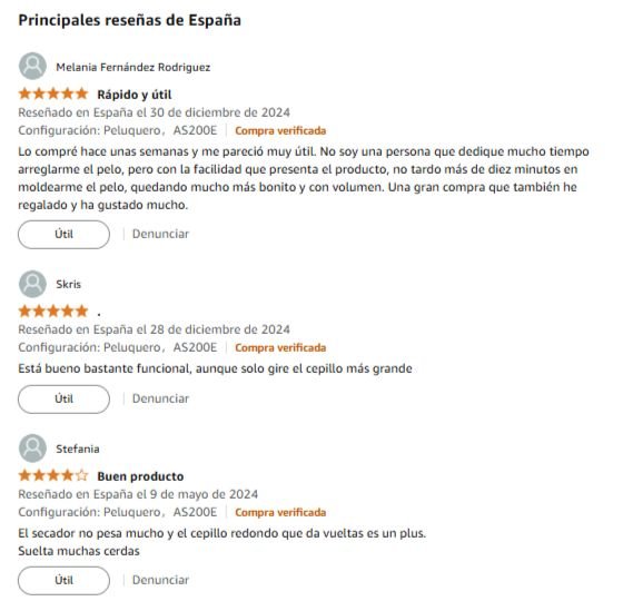 Opiniones sobre el cepillo secador de aire rotatorio Babyliss AS200E