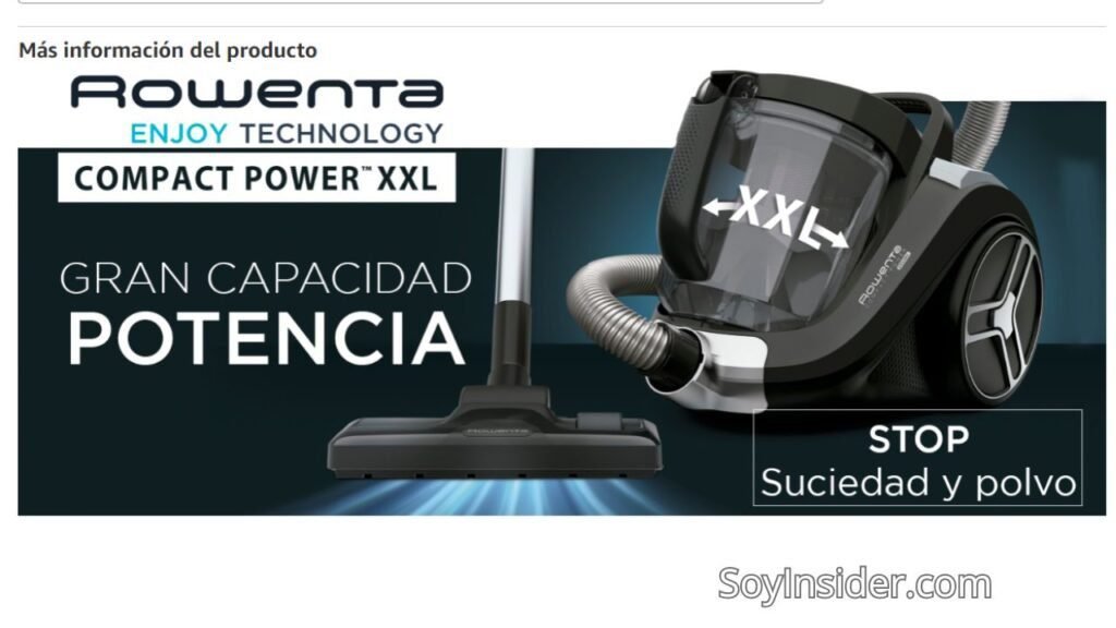 Qué Debo Tener en Cuenta Antes de Comprar la Rowenta Aspiradora Cyclonic Power XXL RO4825