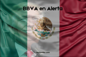 Oficinas de BBVA en México destacando el impacto de las políticas de Donald Trump en la economía mexicana.