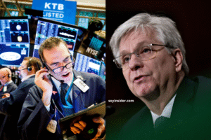mercados financieros con caída en rendimientos de bonos y fluctuaciones en las acciones.