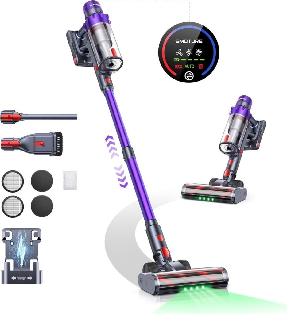 Aspiradora sin cable VAC02 550W/45KPA/60 – Potente succión, diseño inalámbrico y batería de larga duración para una limpieza eficiente en todo el hogar. Opiniones y características.