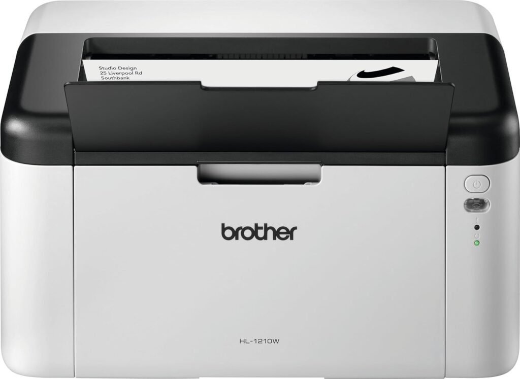 Impresora láser WiFi de alta velocidad con conectividad inalámbrica, ideal para oficinas y negocios que buscan eficiencia y calidad de impresión profesional. Diseño compacto y versátil, compatible con múltiples dispositivos.