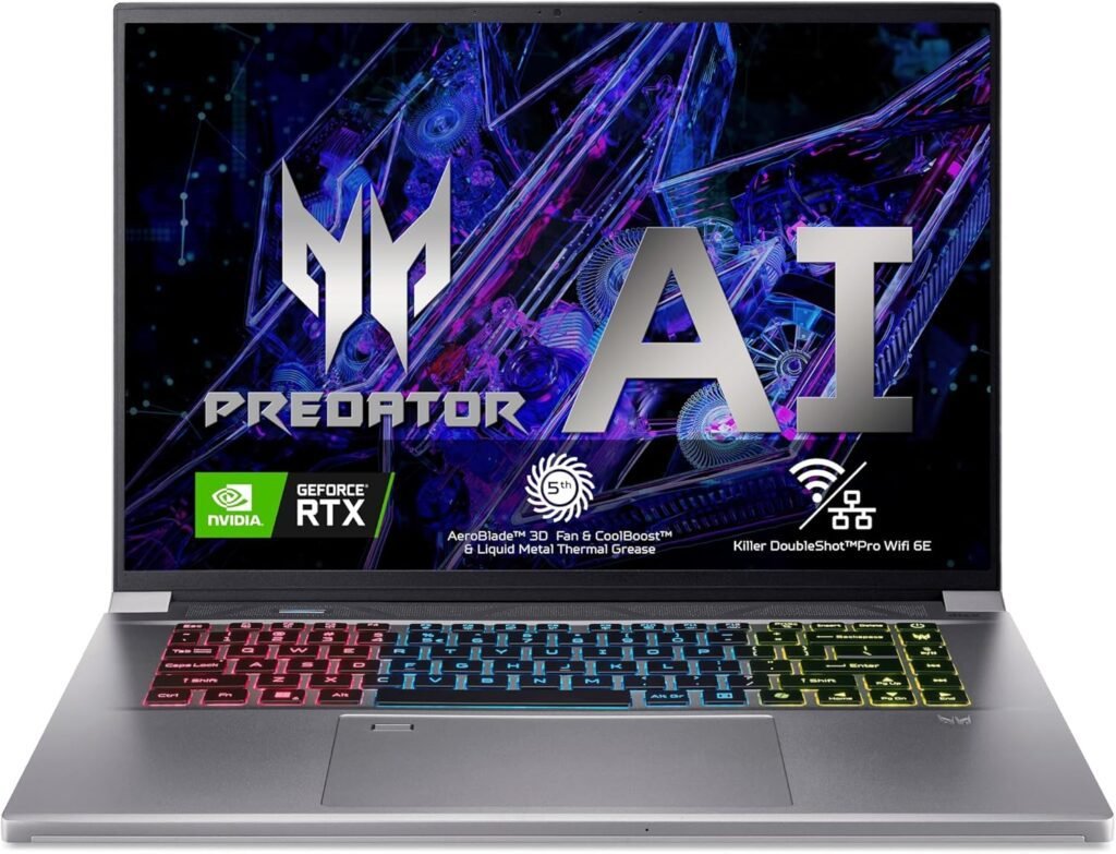 Imagen del portátil gaming Acer Predator Triton Neo 16 PTN16-51-7177 con pantalla de 16" WQXGA, diseño moderno y alto rendimiento para juegos. Opiniones y detalles del producto.