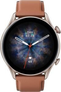 Reloj inteligente Amazfit GTR 3 Pro 46mm - Smartwatch deportivo con diseño elegante, pantalla AMOLED HD, sensores avanzados de salud y más de 150 modos deportivos. Opiniones y características del Amazfit GTR 3 Pro.