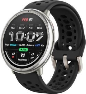 Reloj inteligente Amazfit Active 2 Smart Watch 44mm en color elegante, con pantalla grande y diversas funciones avanzadas. Diseño moderno y ligero, ideal para seguimiento de salud y actividad física. Descubre opiniones y valoraciones sobre el Amazfit Active 2.