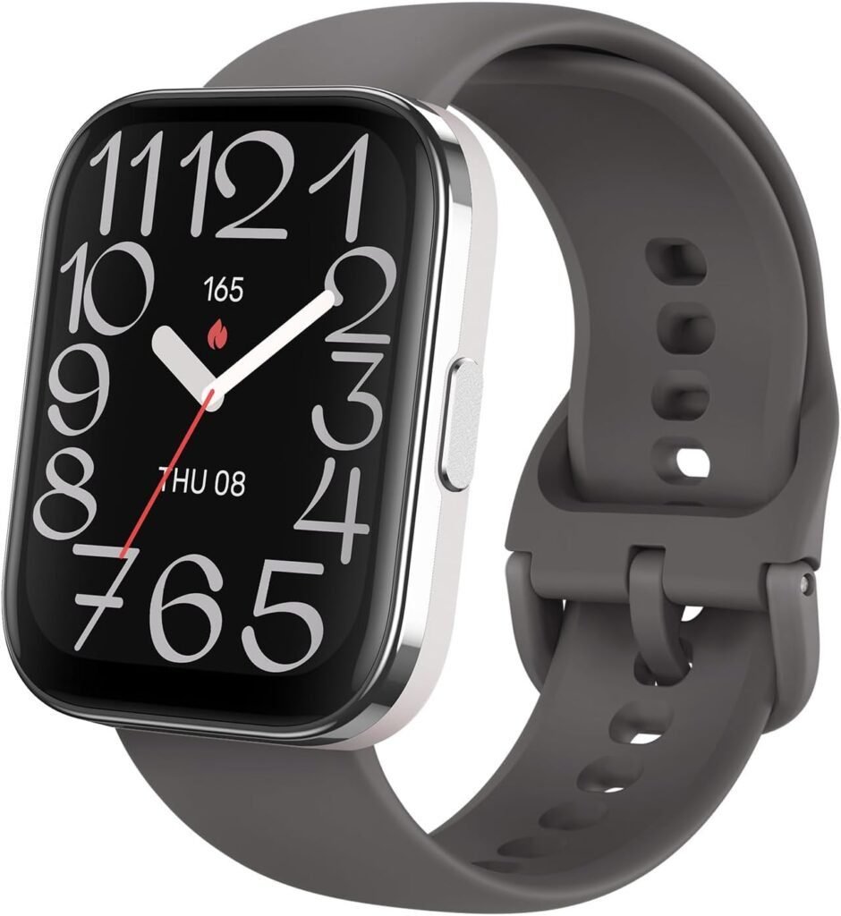 Imagen del Amazfit Bip 5 Unity, reloj inteligente de actividad física con pantalla HD, monitoreo de salud y más de 120 modos deportivos. Diseño ligero y batería de larga duración.