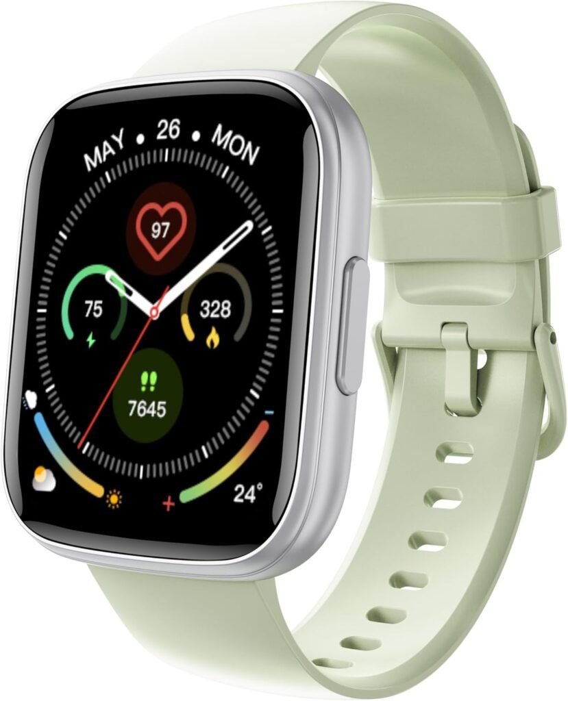 Imagen del **Cillso Reloj Inteligente Hombre Mujer** con pantalla táctil, múltiples modos deportivos, monitor de frecuencia cardíaca y notificaciones inteligentes. Diseño moderno y resistente al agua, ideal para el uso diario y actividades deportivas.