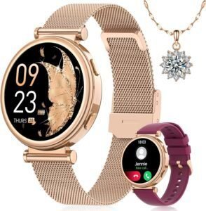 Reloj Inteligente Mujer SWGOTA con llamadas – Opiniones y características. Descubre este elegante smartwatch con pantalla táctil, monitor de actividad, frecuencia cardíaca y notificaciones en tiempo real. Ideal para el día a día.