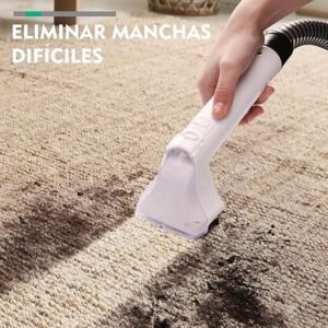 Imagen del producto HAUSHOF StainZapper Aspiradora de Agua para Tapicería, potente limpiador portátil para eliminar manchas difíciles en muebles, alfombras y asientos de coche, ideal para limpieza profunda en el hogar.