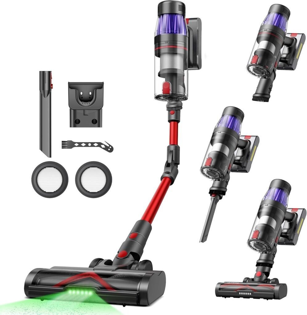 Imagen de la aspiradora sin cable Ultenic U16 Flex. Diseño ergonómico y ligero, ideal para la limpieza del hogar. Potente succión y batería de larga duración. Descubre opiniones reales sobre su rendimiento y funcionalidad.