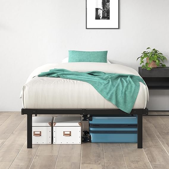 Somier Zinus Caleb – Opiniones y características del resistente armazón de cama con base de metal y tablero de madera. Diseño moderno, fácil montaje y gran estabilidad.