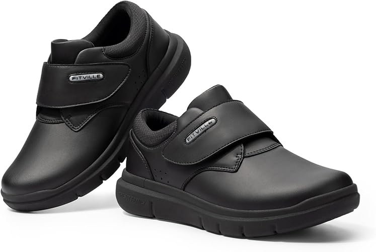Zapatos FitVille de Piel para Diabéticos – Calzado cómodo y transpirable diseñado para el cuidado de los pies sensibles. Opiniones y características de este modelo ergonómico con amplio ajuste.