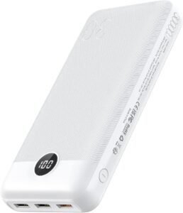 Batería Externa VEGER 30000mAh con Pantalla LED – Power Bank de alta capacidad para cargar múltiples dispositivos. Diseño compacto y portátil, ideal para viajes.