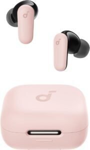 Auriculares Soundcore P30i de Anker con cancelación de ruido. Diseño moderno y ergonómico para máxima comodidad. Experimenta un sonido nítido y envolvente con tecnología avanzada de reducción de ruido.