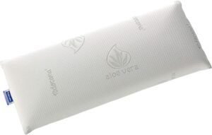 Almohada viscoelástica Todocama de 90 cm con núcleo compacto. Ideal para un descanso óptimo, se adapta a la forma de tu cabeza y cuello, ofreciendo soporte y confort. Perfecta para mejorar la calidad del sueño.