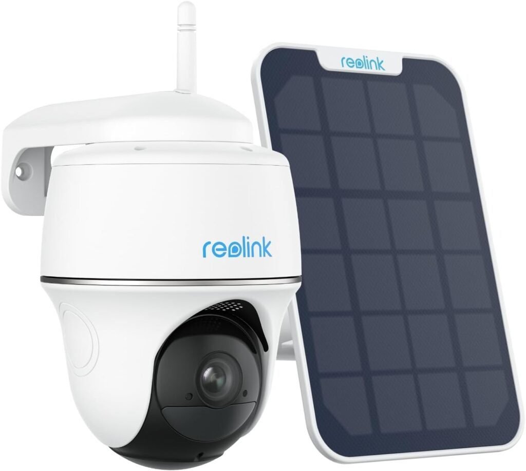 Cámara de vigilancia Reolink 2K 3MP para exteriores con conexión WiFi. Diseño resistente al agua, ideal para monitoreo de seguridad en exteriores. Imagen nítida y visión nocturna avanzada.