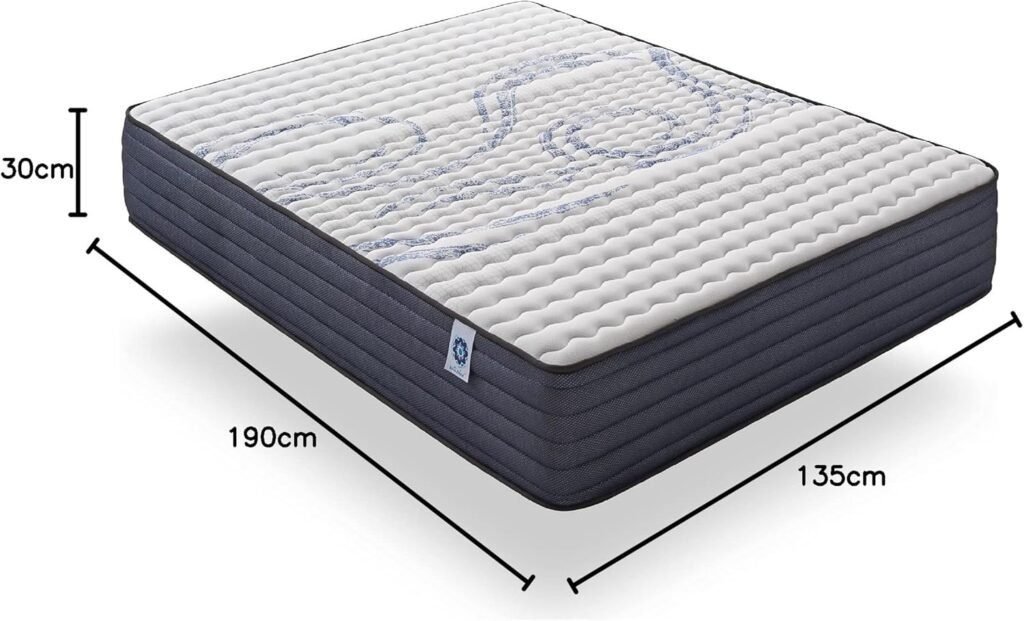 Imagen del colchón viscoelástico Naturalex Perfectsleep. Diseño ergonómico y transpirable para un descanso óptimo. Con tecnología de memoria de forma y materiales de alta calidad.