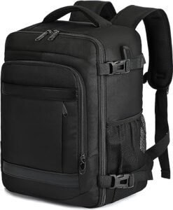 Mochila de viaje KLOSTAIN para cabina de avión, diseño ergonómico y espacioso, ideal para equipaje de mano. Opiniones y reseñas sobre su comodidad y durabilidad.