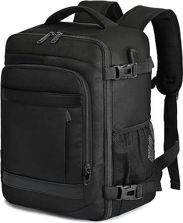 Mochila de viaje KLOSTAIN para cabina de avión, diseño ergonómico y espacioso, ideal para equipaje de mano. Opiniones y reseñas sobre su comodidad y durabilidad.