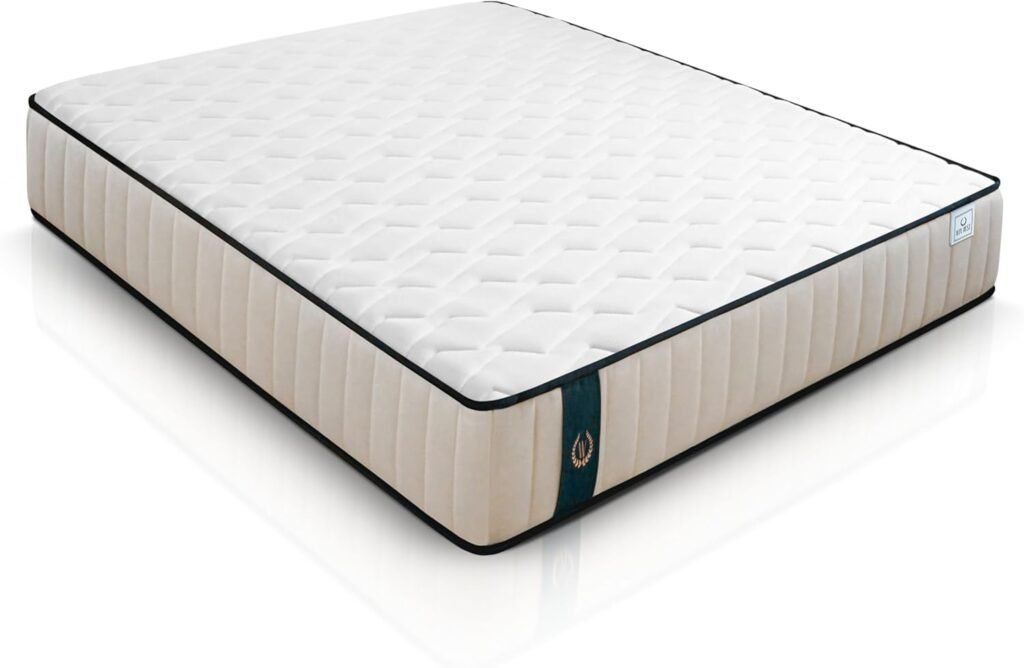Colchón WIN REST Maximus viscoelástico transpirable de alta firmeza. Diseño ergonómico que se adapta al cuerpo, proporcionando confort y soporte. Materiales de alta calidad para un descanso óptimo.