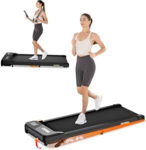 Imagen de la cinta de correr eléctrica TODO con inclinación, diseñada para entrenamientos en casa. Modelo compacto y plegable, ideal para ejercicios de cardio.