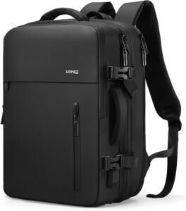 Mochila HOMIEE para ordenador, impermeable y expandible. Diseño ergonómico con compartimentos múltiples, ideal para trabajo, viajes y estudios. ?