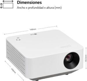 Proyector LG PF510Q CineBeam SmartTV con webOS 22 - Opiniones y análisis. Descubre la calidad de imagen Full HD, conectividad avanzada y diseño compacto ideal para entretenimiento en casa.