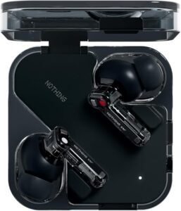Auriculares inalámbricos Nothing Ear con Bluetooth y ChatGPT integrado – Diseño moderno, calidad de sonido premium y control inteligente por voz.