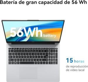 Imagen del HUAWEI MateBook D16 Laptop con pantalla FullView de 16 pulgadas, procesador Intel Core i5, 16GB de RAM y 512GB SSD, ideal para productividad y entretenimiento; diseño elegante con Windows 11 Home.