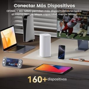 Imagen del sistema Mesh WiFi Tenda Nova MX12 (3-Pack) con cobertura de hasta 650m², ideal para hogares u oficinas que buscan conexión WiFi 6 rápida, estable y sin interrupciones en todos los rincones.