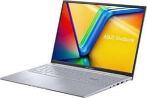 Imagen del ASUS VivoBook 16X K3605ZF-MB484, portátil de 16 pulgadas WUXGA con procesador Intel Core i5-12500H, 16GB de RAM, SSD de 512GB y tarjeta gráfica NVIDIA RTX 2050 de 4GB – Opiniones y review del rendimiento y diseño.