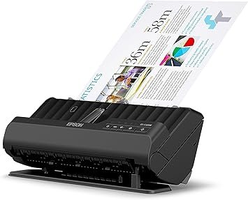 Escáner de documentos EPSON ES-C320W vertical A4 con conexión USB y WiFi – Opiniones y características destacadas del escáner compacto ideal para oficinas y digitalización eficiente.