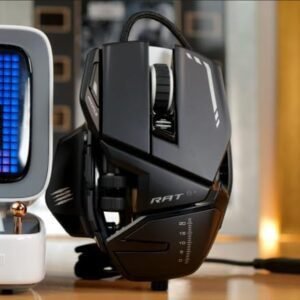 Ratón gaming Mad Catz R.A.T. 6+ negro para diestros con sensor óptico de 12000 DPI y conexión USB – Opiniones y características destacadas