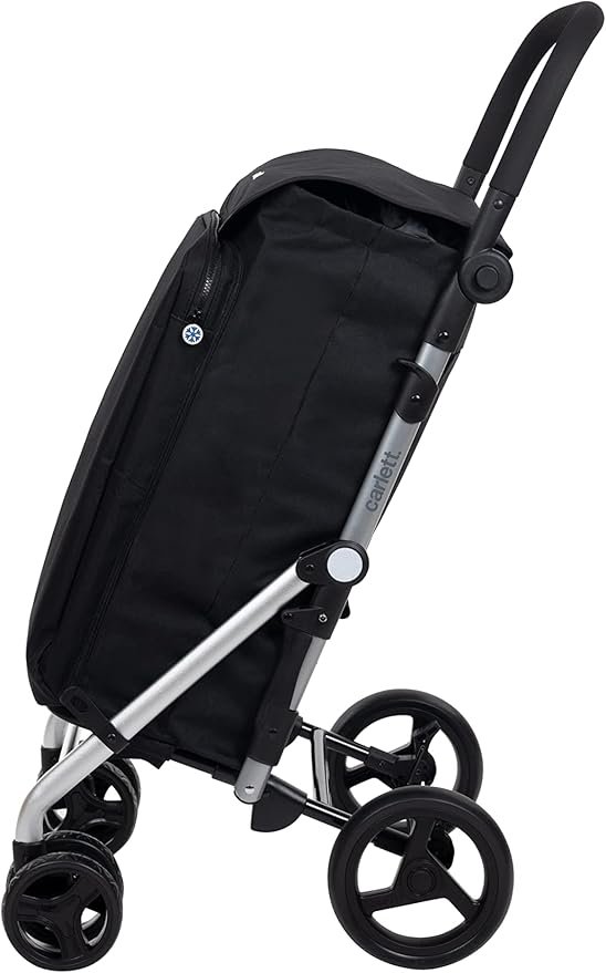 Carro de la compra Carlett Lite Family Lett470 plegable con 4 ruedas, diseño ergonómico y resistente para supermercado, opiniones positivas de usuarios satisfechos.